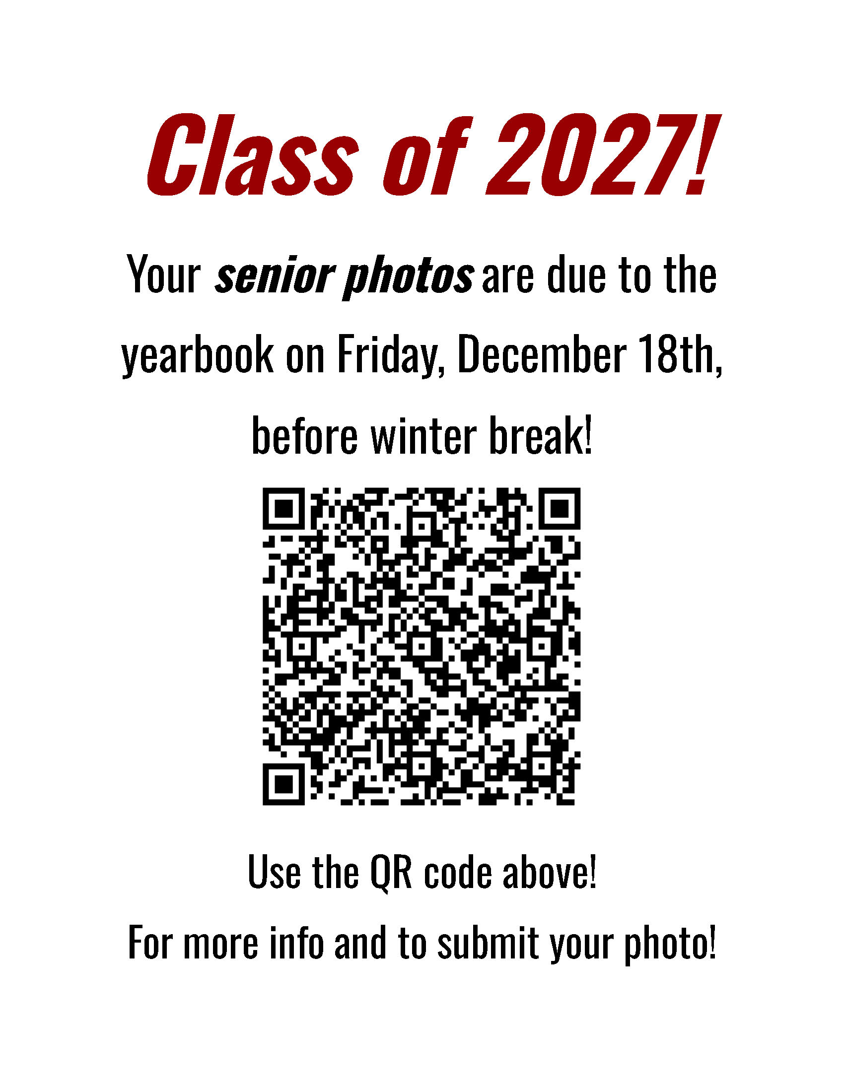 senior photos for yearbook